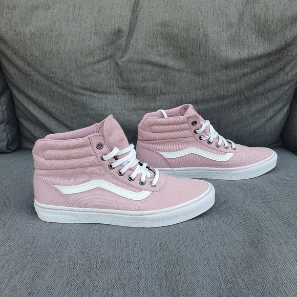 VANS MILTON HI Tops Baseball Boots Lace Up Textile TRAINERS Heather Uk6 - Picture 2 of 13